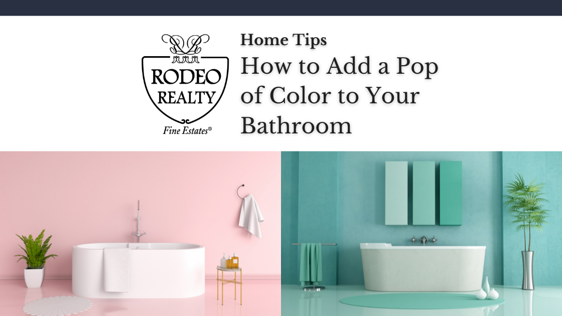 Pop Of Color To Your Bathroom, What Color Should Your Bathroom Be