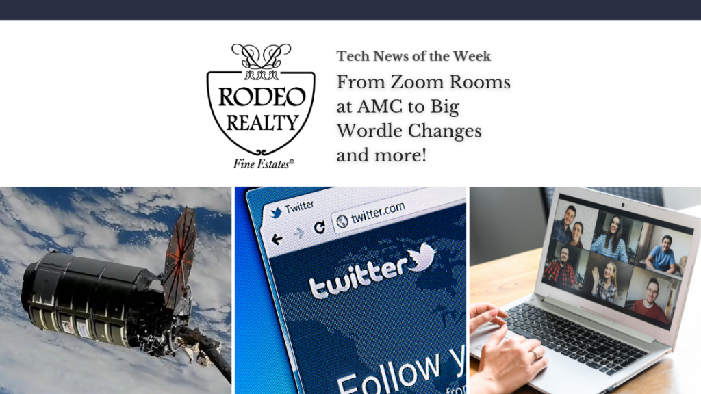 From Zoom rooms at AMC to big Wordle changes and more!  Tech News