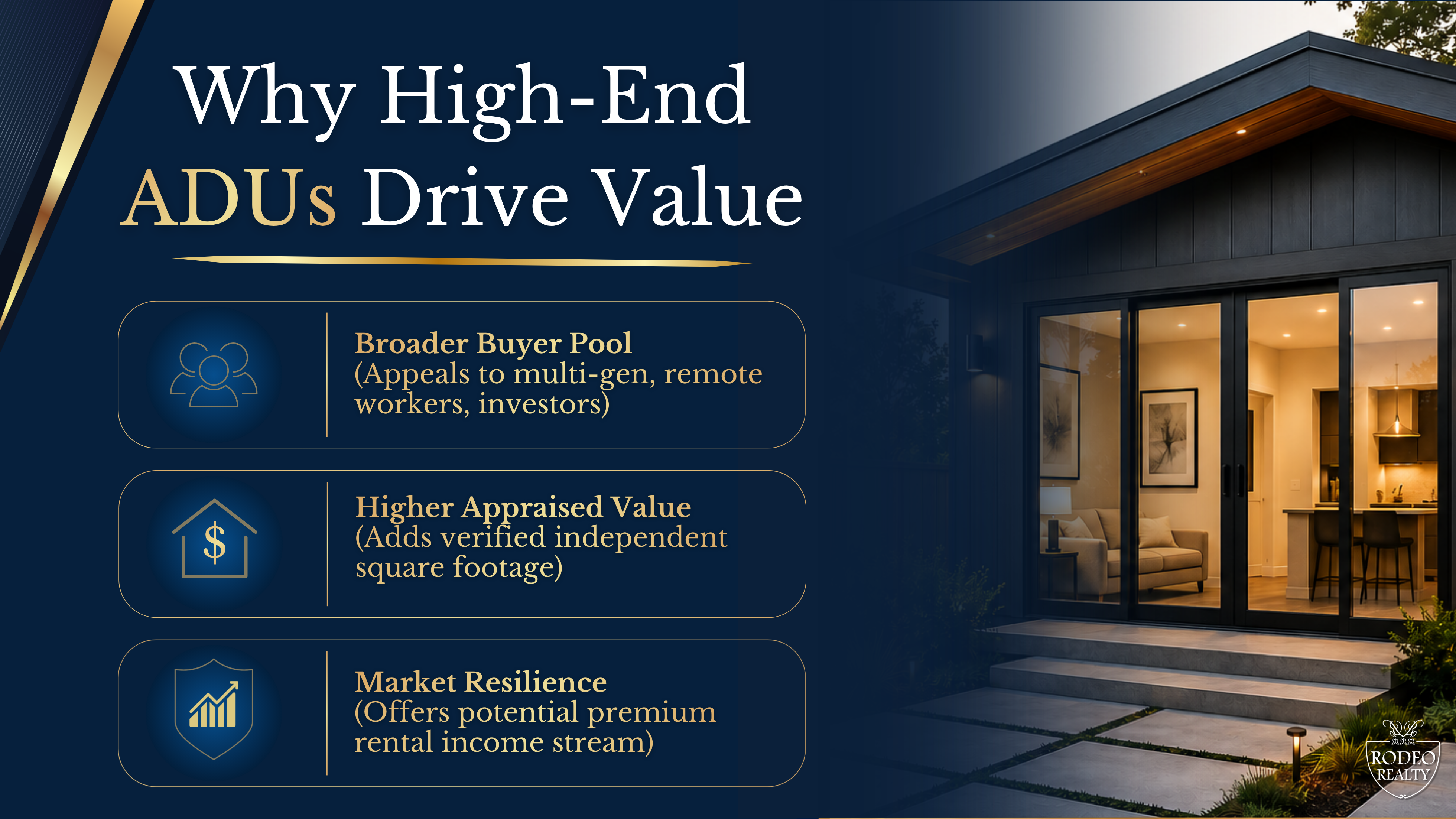 LA luxury homes with ADUs