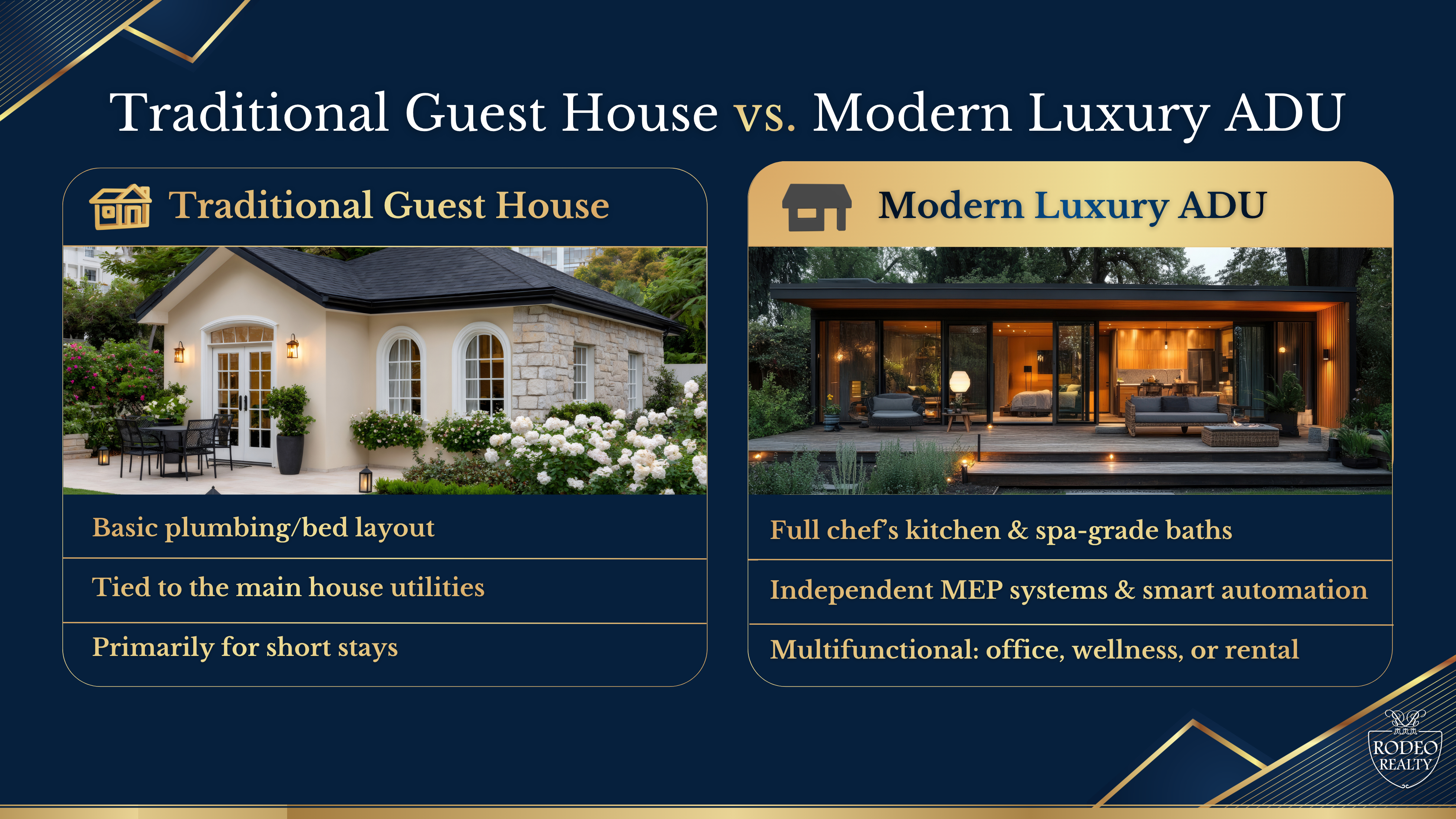 LA luxury homes with ADUs