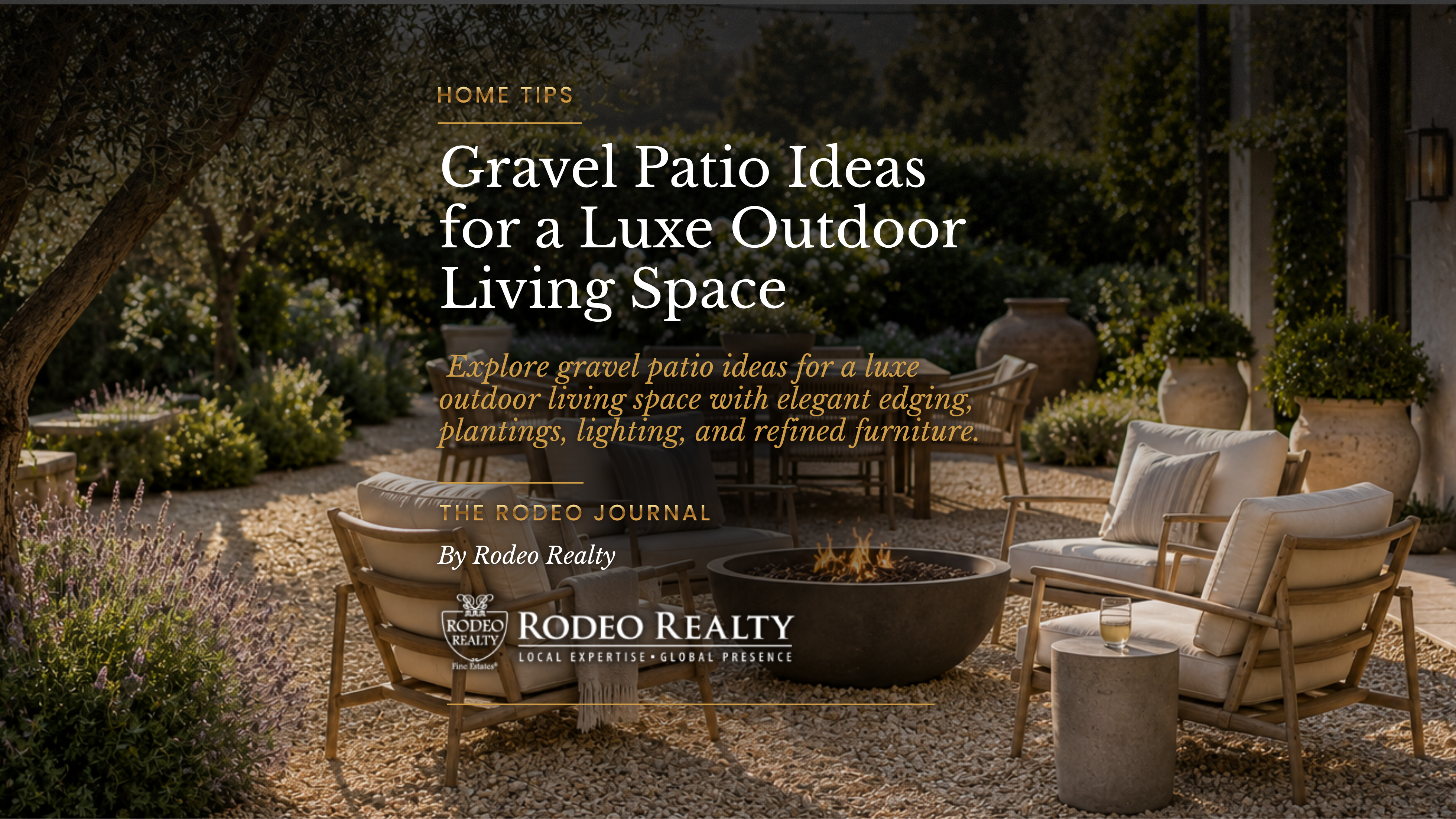 Gravel Patio Ideas for a Luxe Outdoor Living Space | Home Tips