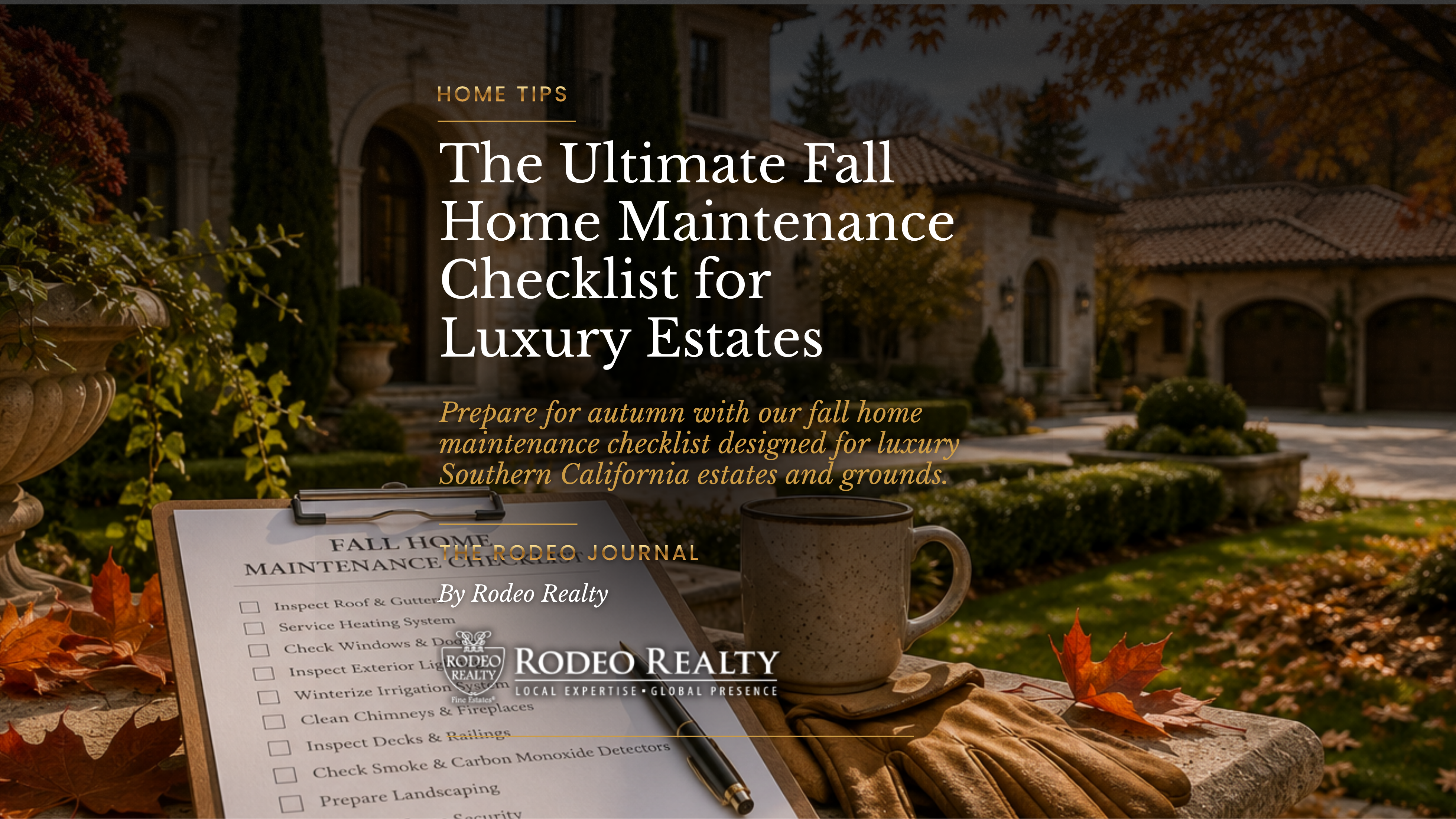 The Ultimate Fall Home Maintenance Checklist for Luxury Estates | Home Tips