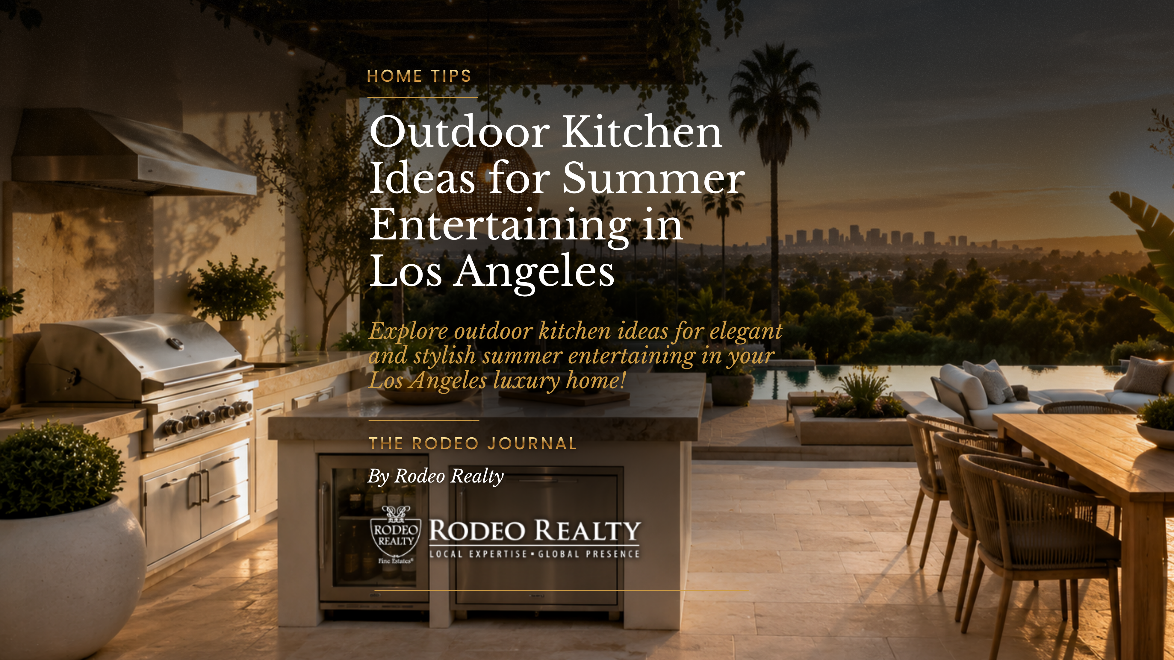 Outdoor Kitchen Ideas for Summer Entertaining in Los Angeles | Home Tips