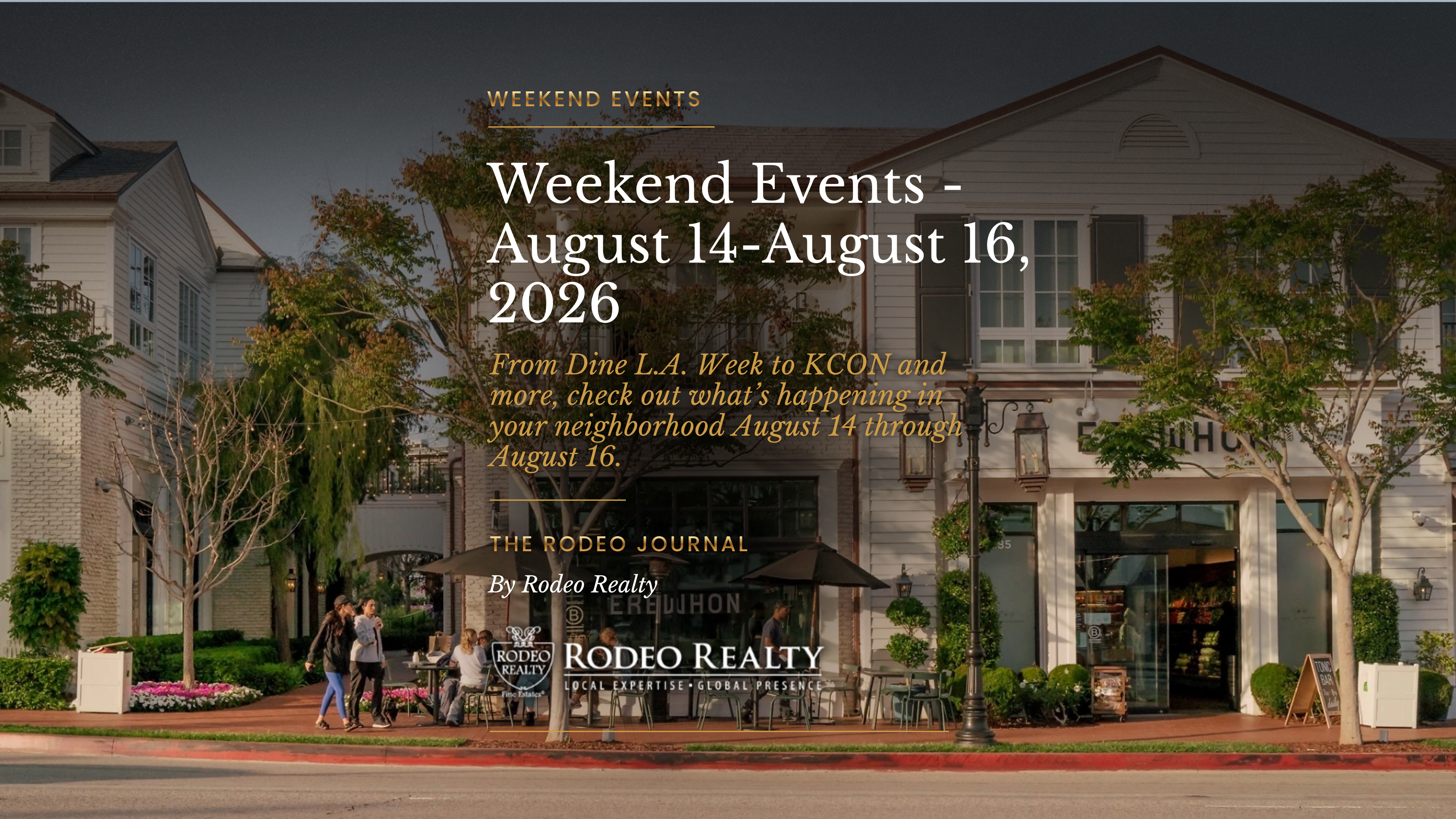 Weekend Events | August 14 – August 16