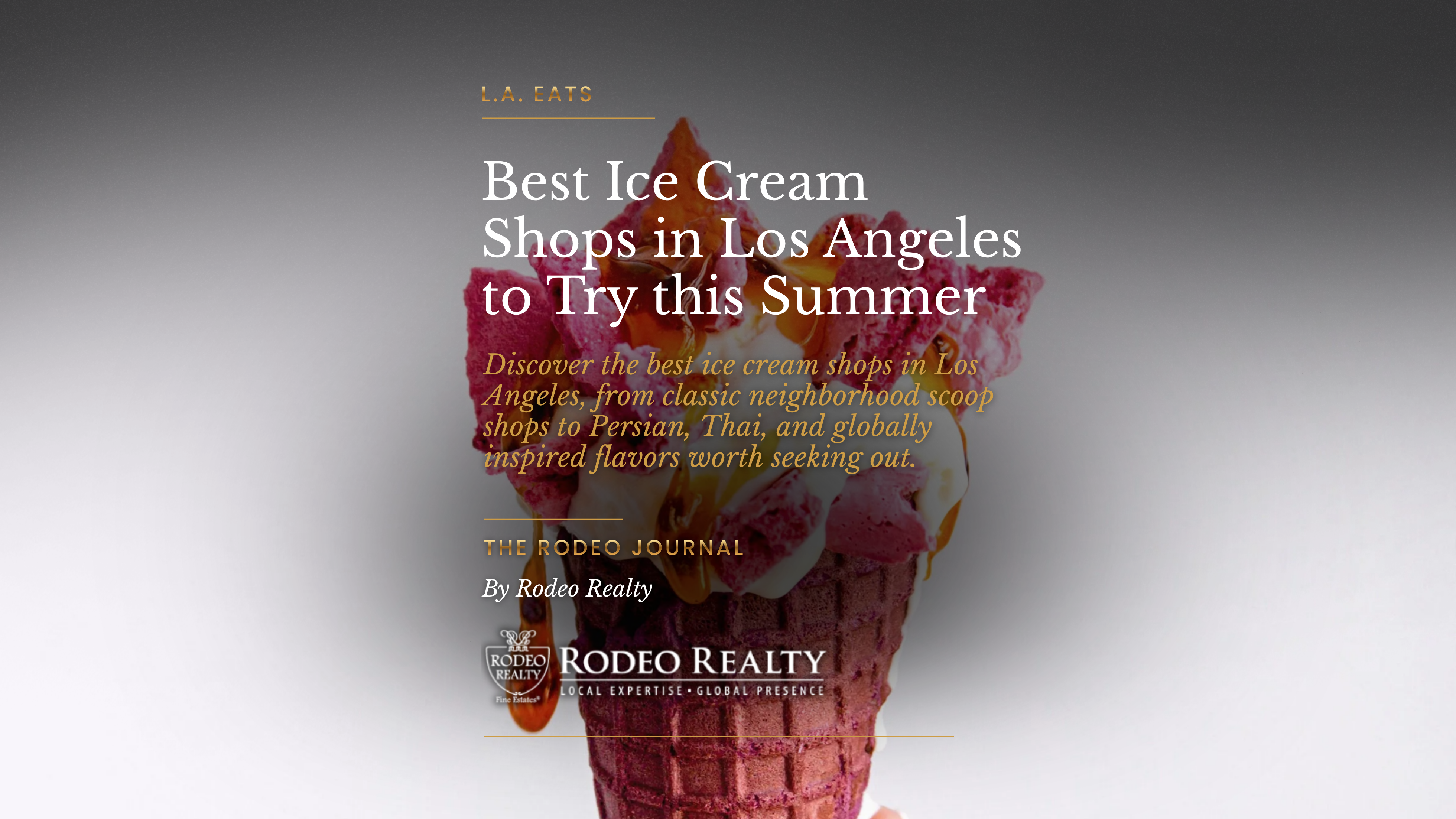 Best Ice Cream Shops in Los Angeles to Try this Summer | L.A. Eats