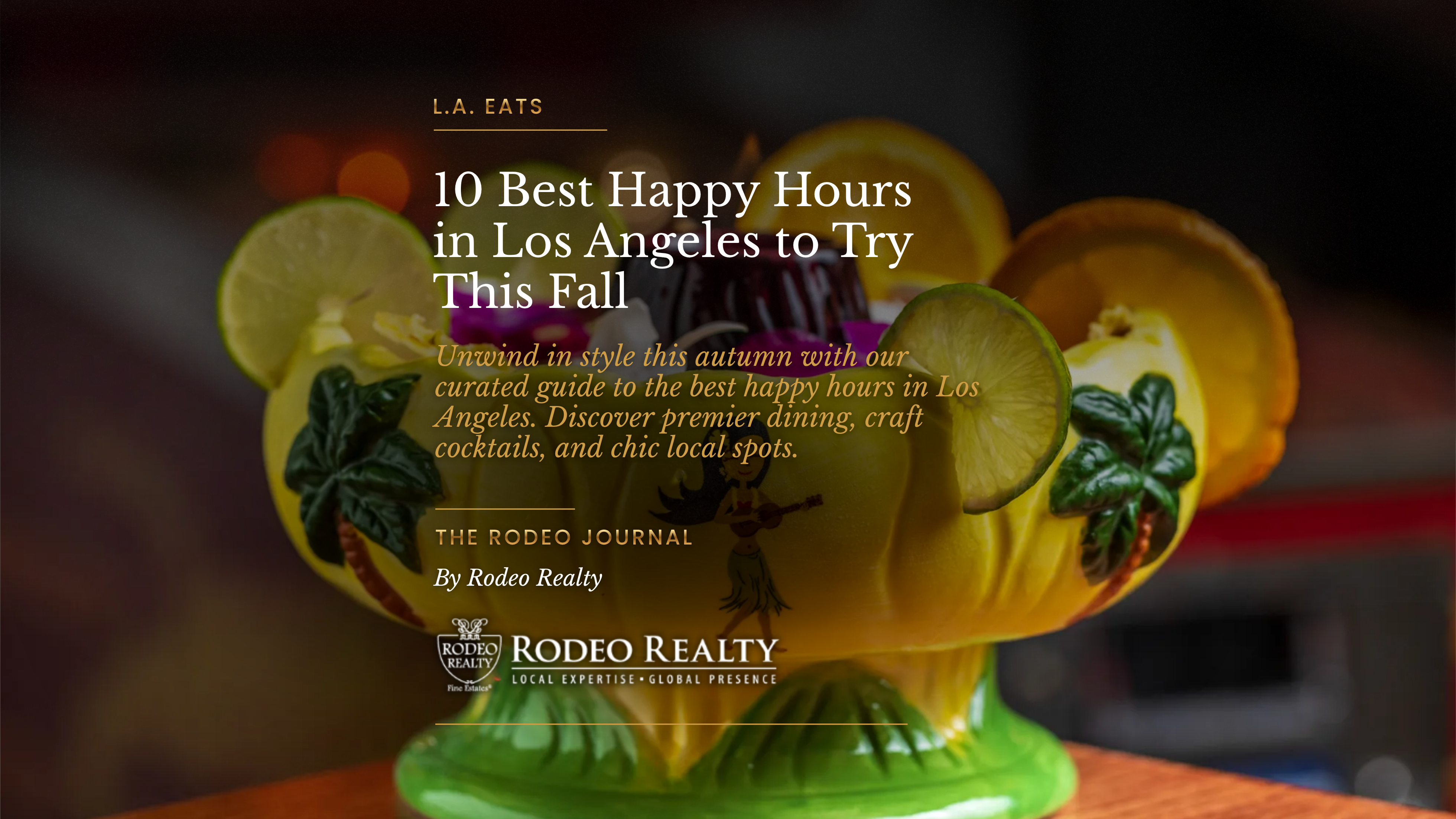 10 Best Happy Hours in Los Angeles to Try This Fall | L.A. Eats