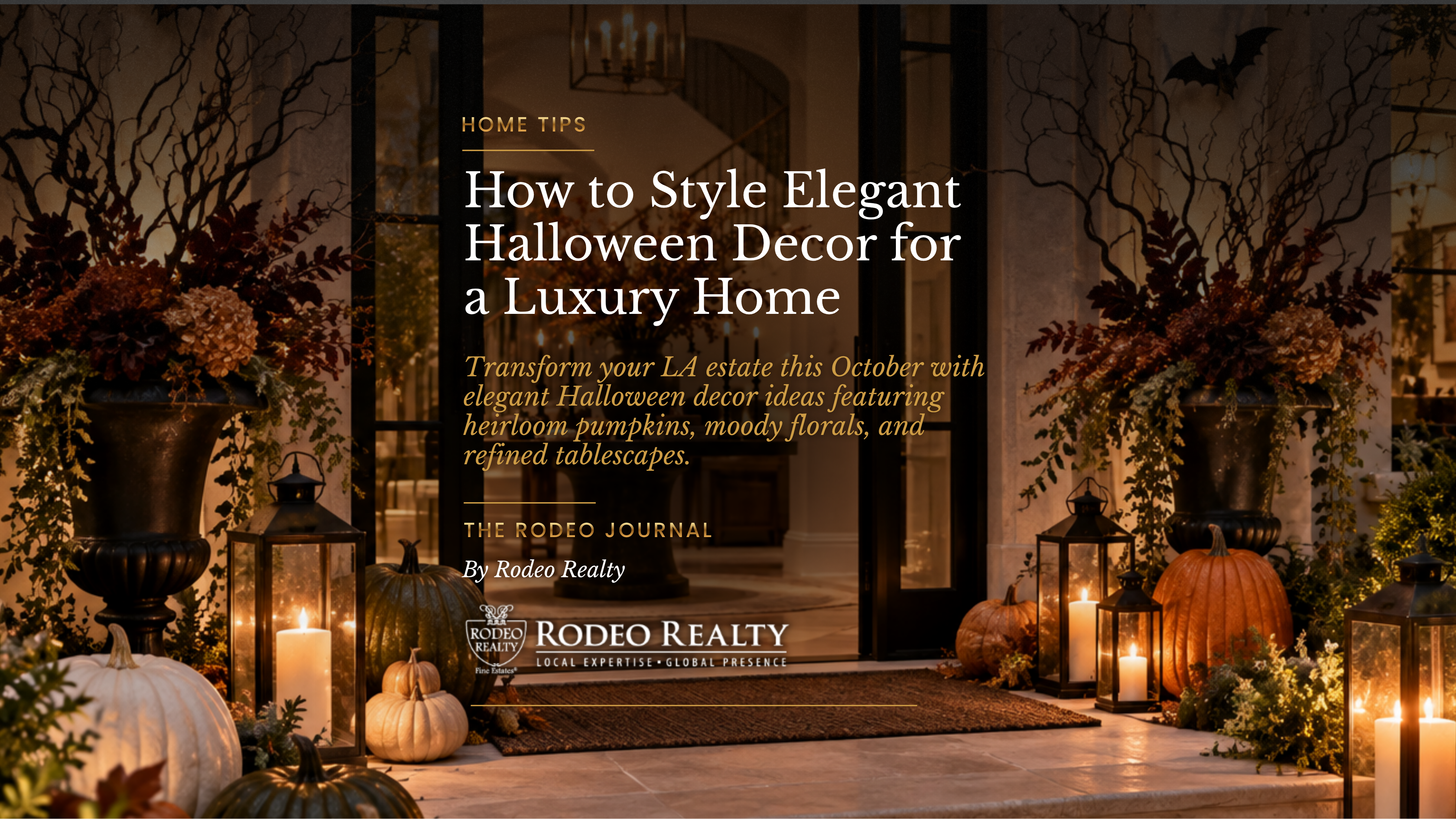 How to Style Elegant Halloween Decor for a Luxury Home | Home Tips