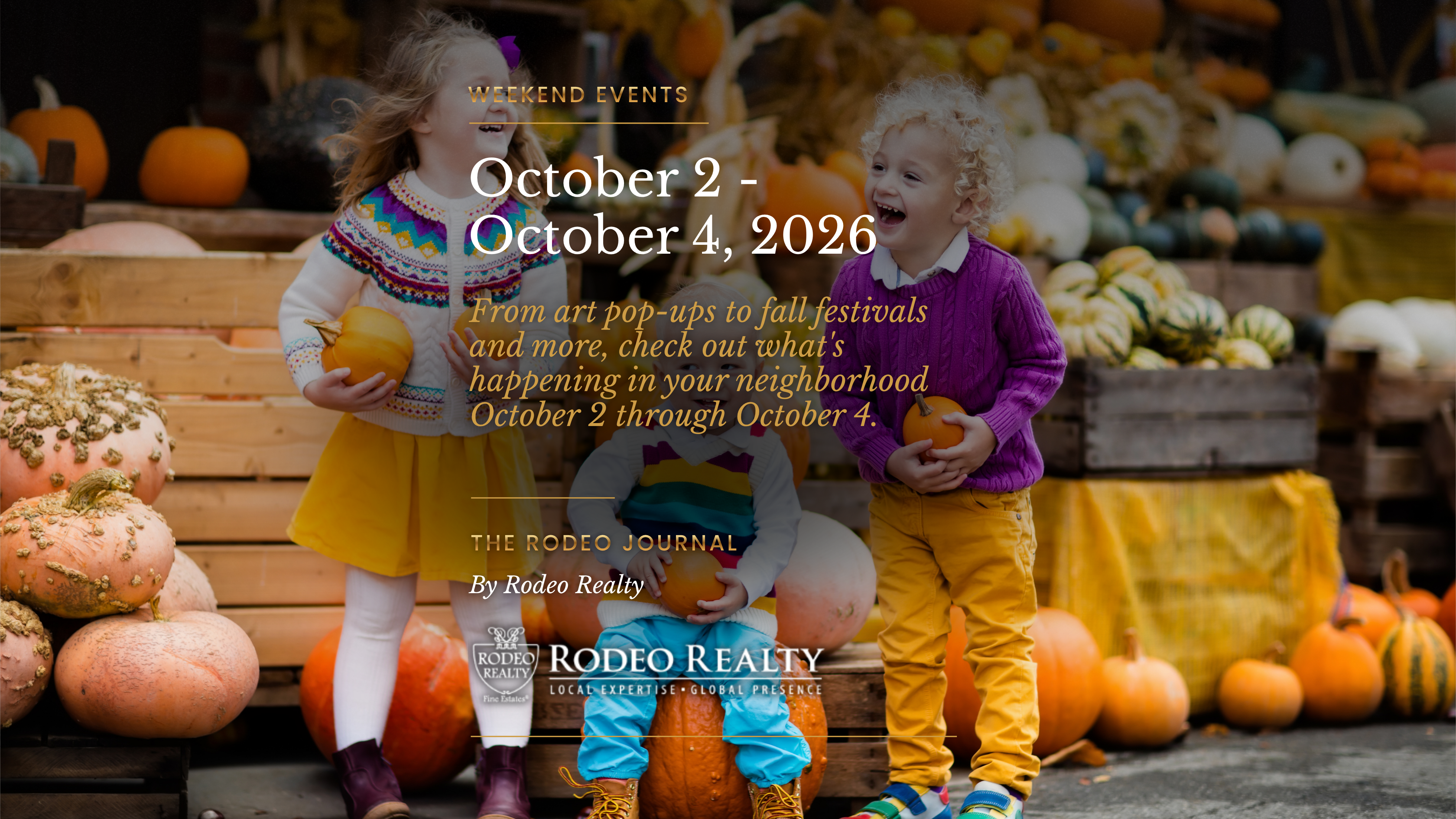 Weekend Events | October 2 – October 4