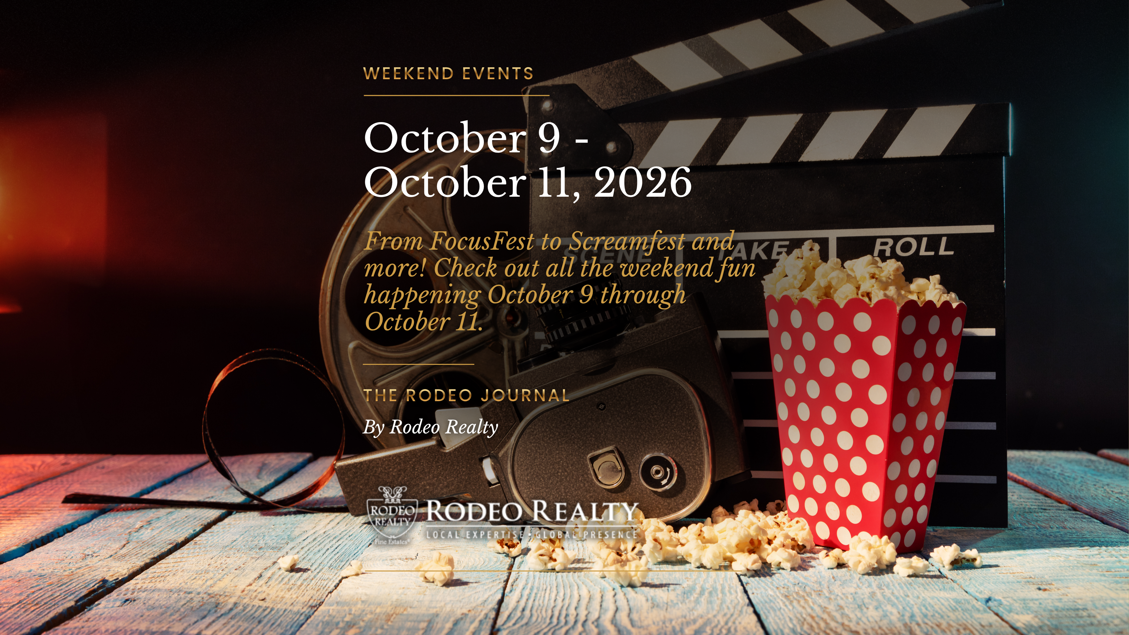 Weekend Events | October 9 – October 11